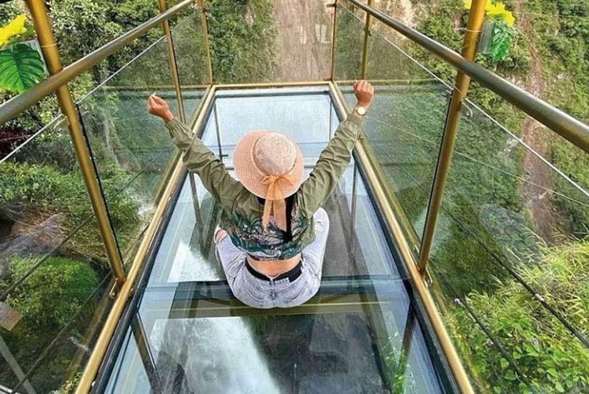 Puente de Cristal en San José de Isnos