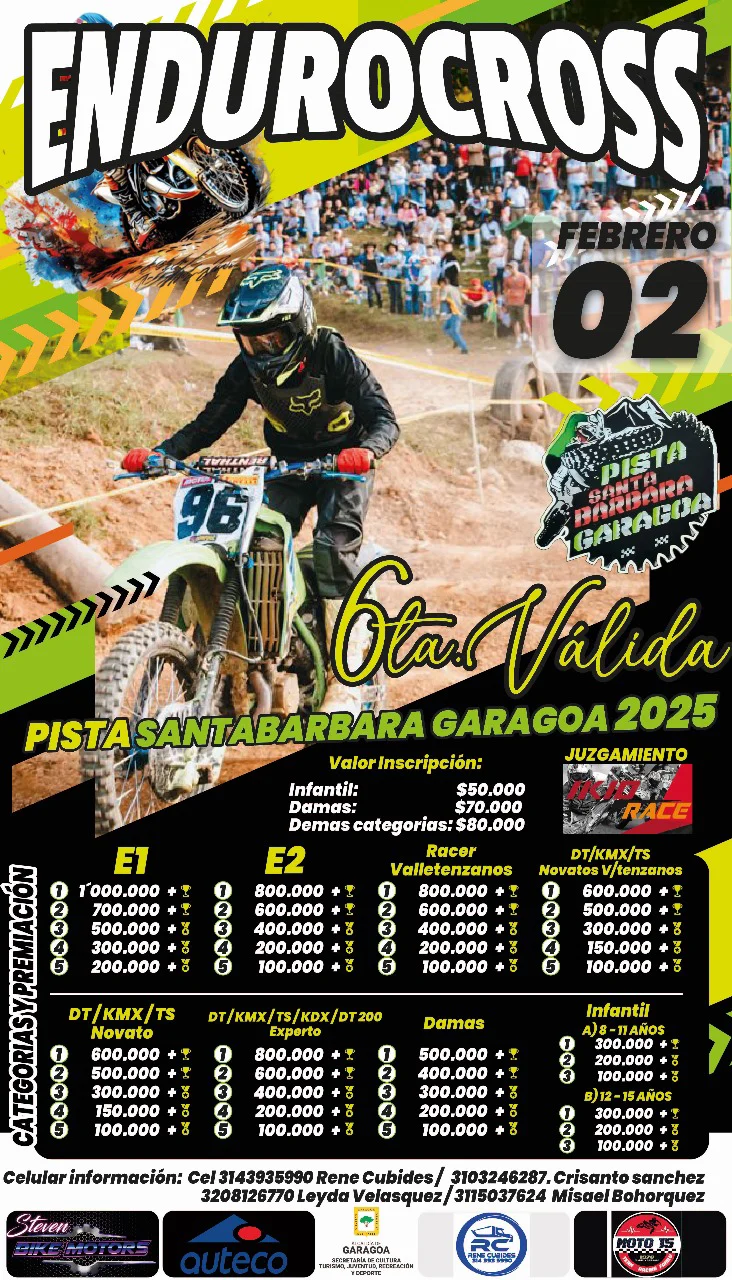 Ferias y Fiestas Garagoa Febrero 2 Endurocross