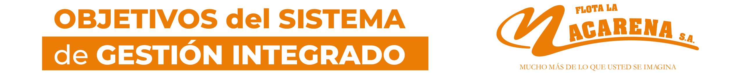 Objetivos del Sistema de Gestión Integrado