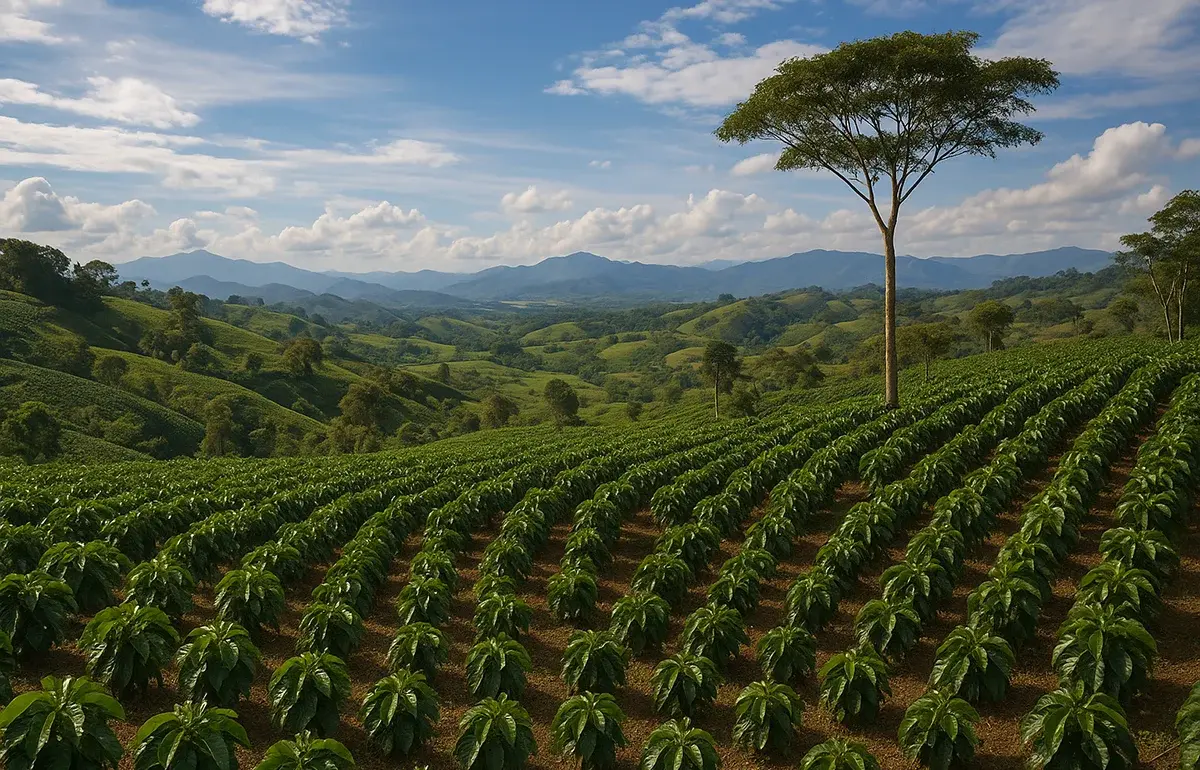 Paisaje cafetero en Garzón Huila
