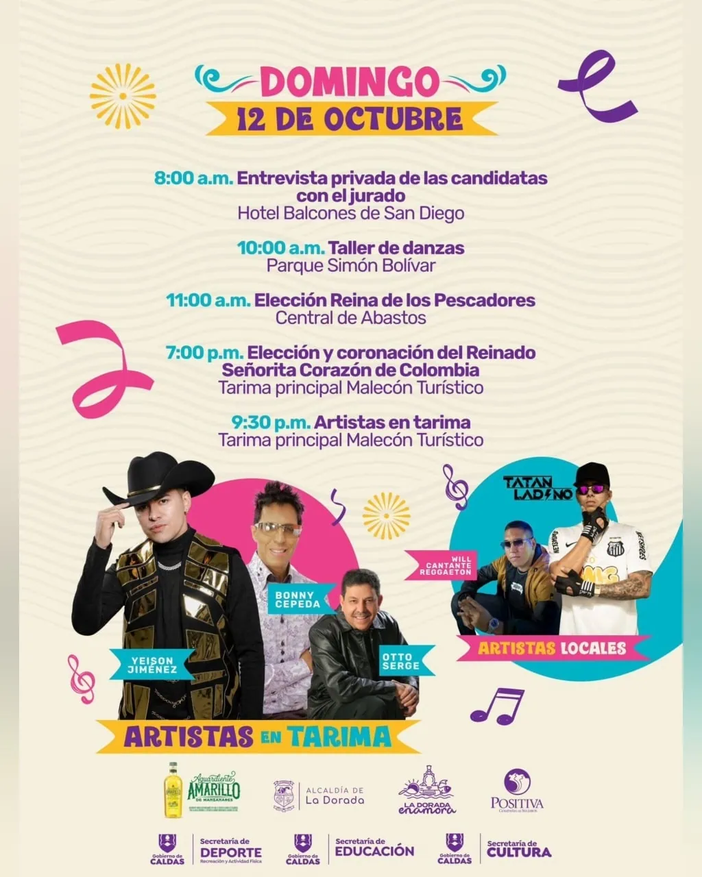 Carnaval del Rio y el Sol Domingo 12 de Octubre