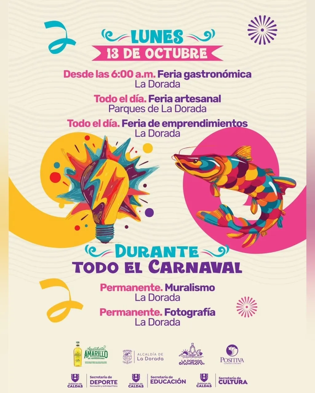 Carnaval del Rio y el Sol Lunes 13 de octubre