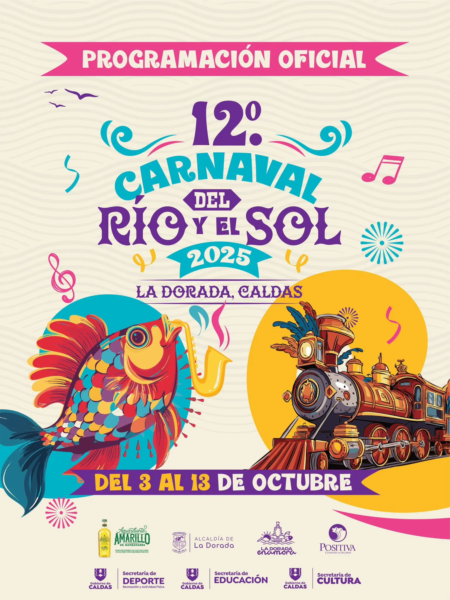 Carnaval del Rio y el Sol en La Dorada Caldas
