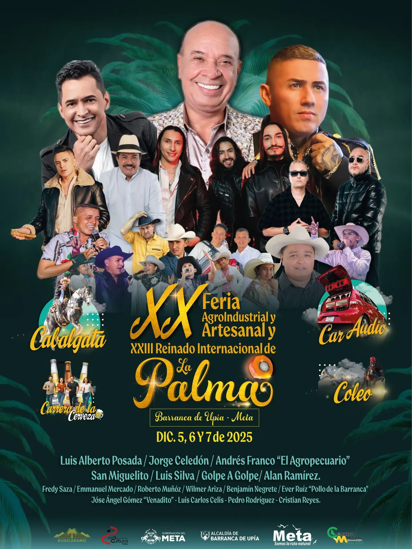 Ferias y Fiestas y Reinado de la Palma Barranca de Upía 2025