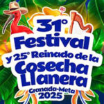 Festival y reinado de la cosecha llanera en Granada Meta