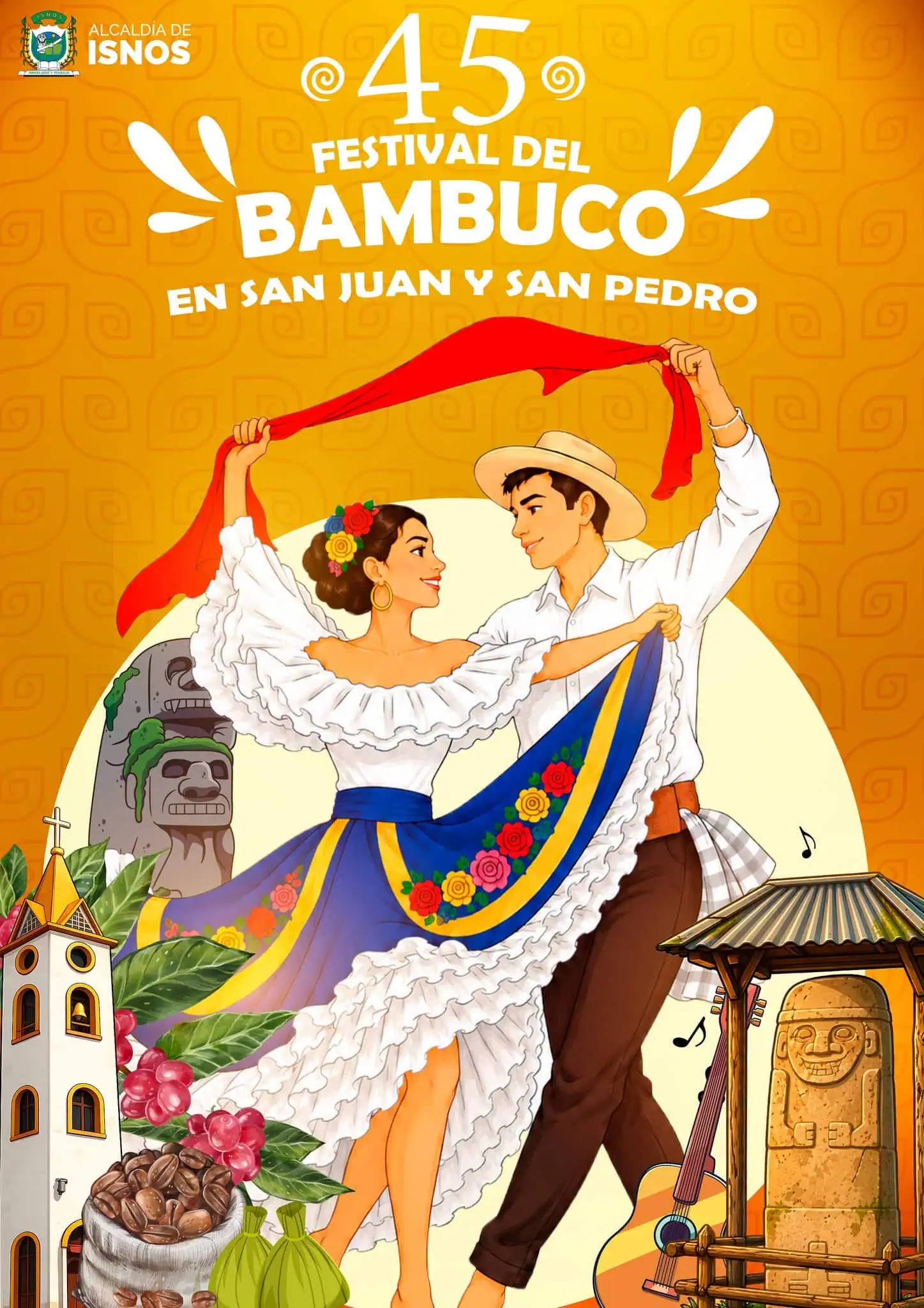 Festival del Bambuco En San Juan y San Pedro en Isnos