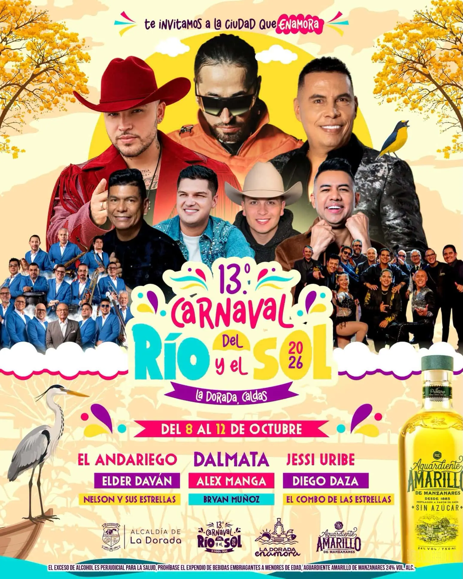 Carnaval del Río y del Sol 2026 en La Dorada