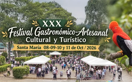 Festival Gastronómico Artesanal Cultural y Turístico en Santa María Boyacá 2026