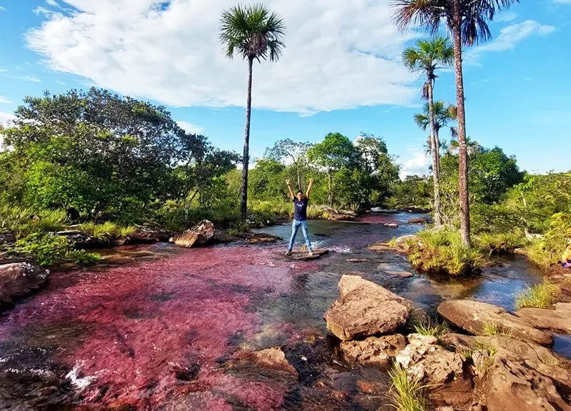 Río de colores en Tranquilandoia (San José delGuaviare)