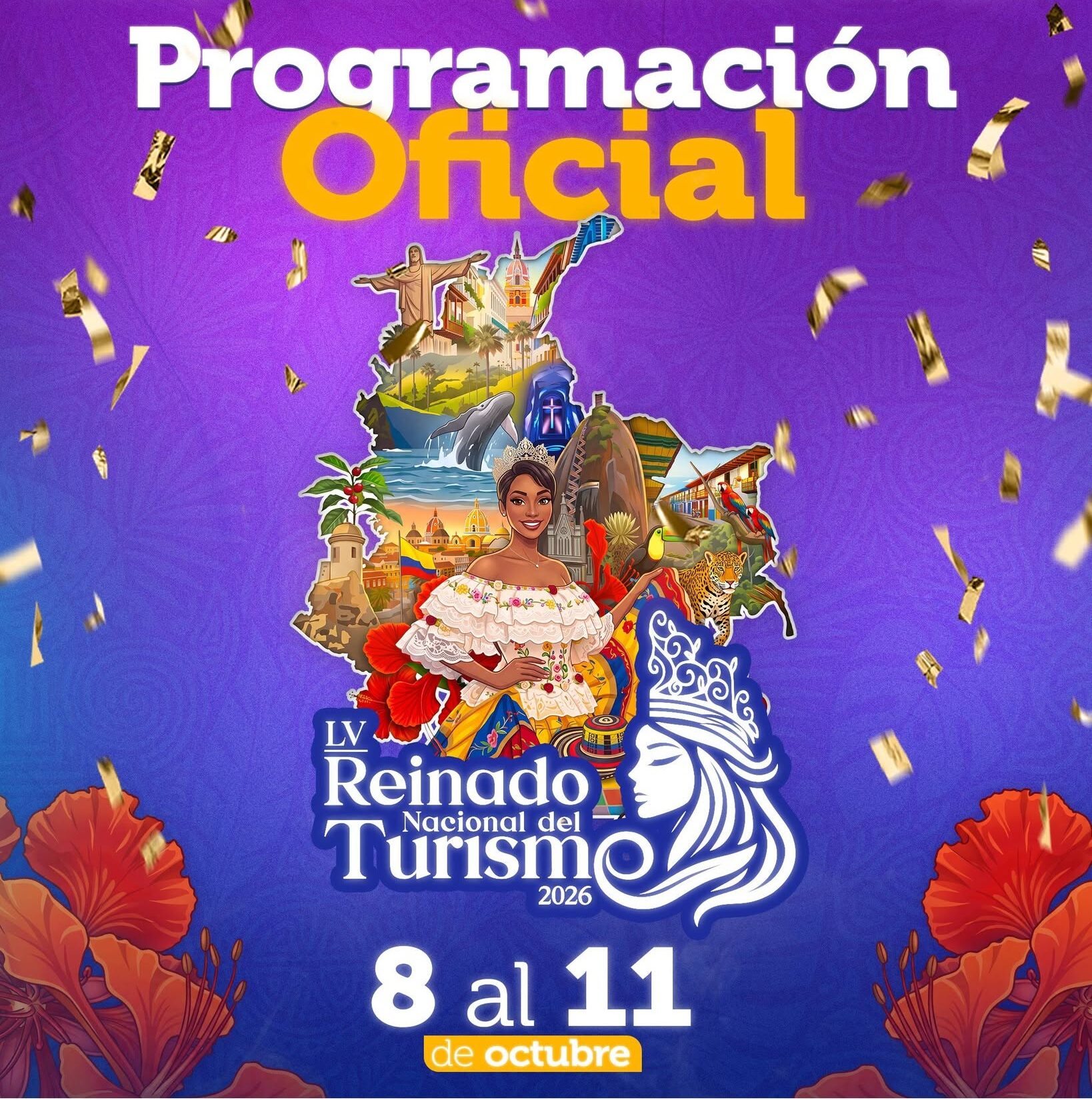 Programación Reinado Nacional del Turismo 2026 en Girardot