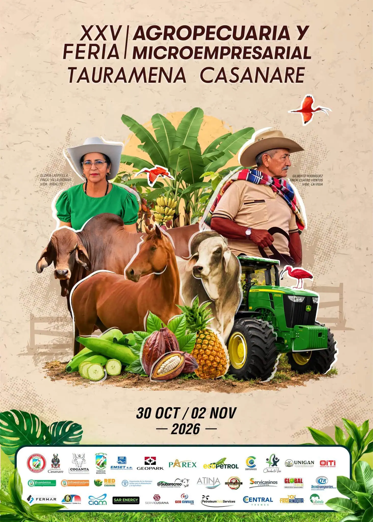 Programación Feria Agropecuaria y Microempresarial 2026 en Tauramena Casanare